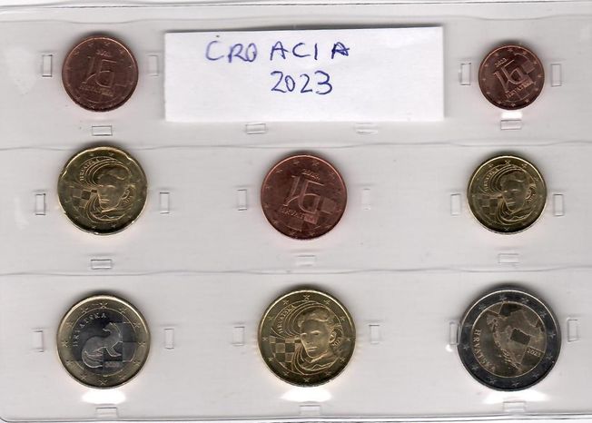 MONEDAS CROACIA 2023